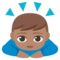 Person Bowing - Medium emoji on Emojione